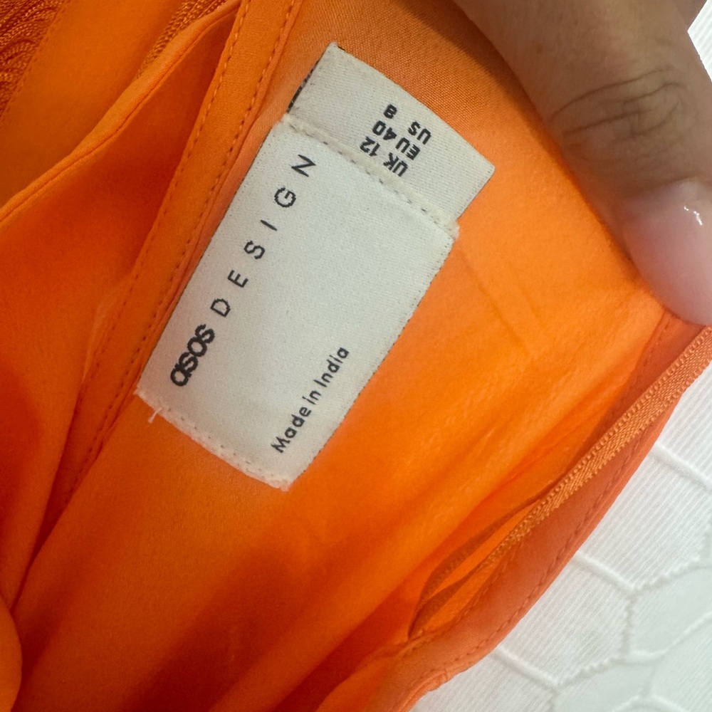 ASOS Orange Maxi Dress - Picture 3 of 3